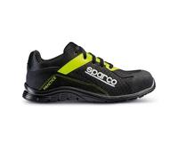 Sparco S0751741NRGF Scarpa Antinfortunistica da Lavoro, Multicolore (Nero/Giallo Fluo), 41 EU