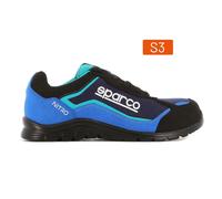 Sparco Nitro, Scarpe Antinfortunistiche da Lavoro Unisex-Adulto, Nero e Grigio, 45 EU