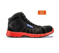 Sparco Scarpe Antinfortunistiche S3 Challenge-H a Stivaletto in Nylon Nere, 46