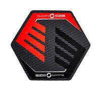 SPARCO 099102NRRS Tappeto in TNT per Sedia Gaming/Ufficio 97,5X110CM