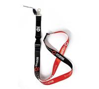 SPARCO 099103NRRS Cordino da collo nero Rosso