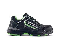 Sparco ALLROAD Scarpe da Lavoro Antinfortunistiche S3 SRC, Nero-Verde Fluo (Blck/Green), 43 EU