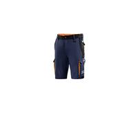 Bermuda pantaloncini pantaloni corti estivi da lavoro SPARCO Atlanta blu arancio