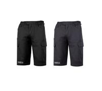 Sparco Bermuda Cargo Multitasca da Lavoro in Cotone Elasticizzato Uomo Grigio Tg. XL