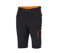 Sparco bermuda tecnici leggeri shorts Laredo Tg. XL nero/arancio fluo in nylon
