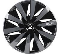 SPARCO Borchie Set 4 copricerchi 15 pollici copriruota auto Lazio SPC1591BKGR