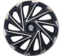 SPARCO Borchie Set 4 copricerchi 15 pollici copriruota auto Varese SPC1580SVBK