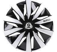 SPARCO Borchie Set 4 copricerchi 16 pollici copriruota auto Lazio SPC1691BKSV