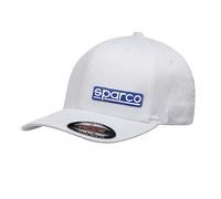 sparco Cappello Flexfit Originale Bianco Taglia S/M Baseball Standard Unisex Adulto