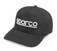 Sparco Cappello 01353NR Baseball scamosciato Nero Unisex Adulto Standard