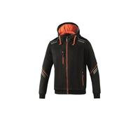 Sparco Colorado Hooded Full Zip, Arancio, M Unisex-Adulto