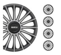 SPARCO Copricerchi Sparco Treviso 14" Set di 4 copricerchi grigio argento