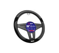 Sparco Coprivolante Sparco S122 In Pelle Scamosciata e Pvc, Nero
