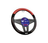 Sparco Coprivolante Sparco S122 rosso e nero in pelle scamosciata + PVC
