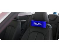 Sparco Cuscino Blu in Similpelle da Collo x Cervicale Progettato Ergonomicamente