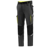 Sparco DC Tech Trousers pantaloni tecnici grigio scuro/giallo fluo Tg.L rinforzo