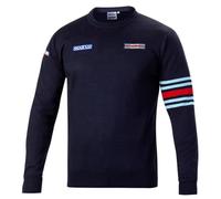sparco Felpa a Collo Rotondo Martini-R Taglia XXL Blu