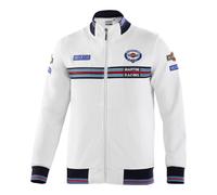 SPARCO Felpa Full Zip Martini - R bianco tg M