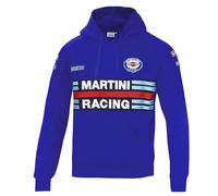 Felpa con Cappuccio Originale Martini Racing Azzurra Taglia XL HOODIE - Tessuto