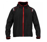 Sparco giacca antivento New Windstopper Wilson con cappuccio leggera Tg. M nero