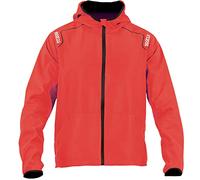 sparco Giacca Antivento Rosso Unisex Adulto 42/50 EU, multicolore, S