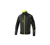 Sparco giacca antivento tech light-shell Austin Tg. L Grigio scuro/Giallo fluo
