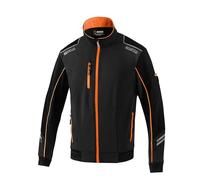 Sparco Giacca da Lavoro Leggera Light Shell Austin in Tessuto Tecnico Idrorepellente Antivento. Giubbino Multitasche Traspirante con Rinforzi e Dettagli Riflettenti.