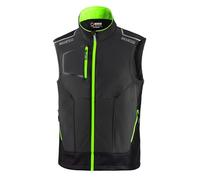 Sparco Gilet da Lavoro Illinois Tech Light Vest da Uomo. Smanicato tecnico idrorepellente e antivento con inserti rinforzati anti-abrasione sulle spalle.