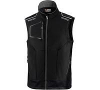 SPARCO GILET TECNICO ILLINOIS TECH LIGHT VEST NERO/GRIGIO CON TASCHE DA LAVORO