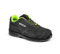 Sparco Horizon Ontario Scarpe Basse Antinfortunistiche da Uomo S1PS ESD Metal Free. Tomaia in Suede Traspirante, Suola Anti-Shock, leggerezza Estiva. EU 35