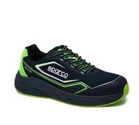 Sparco WILLEN, Scarpe Antinfortunistiche Professionali Unisex-Adulto, Blu Marine/Verde Fluo, 44 EU