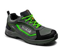 Sparco Indy Sonoma S1PS scarpa bassa antinfortunistica N.41 Grigio /Verde Fluo