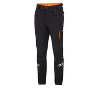 Sparco Kansas Tech Light Trousers pantaloni da lavoro leggeri tg XS nero/arancio