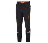 Sparco Kansas Tech Light Trousers pantaloni da lavoro leggeri tg S nero/arancio