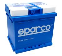SPARCO KK55 Batteria auto piombo acido 55Ah 450A DX tipo 55054