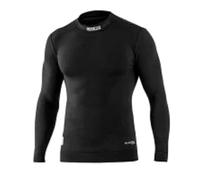 Sparco Maglietta a Maniche Lunghe Marca Modello Maglietta Manica Lunga RW10 Shield PRO S Taglia S/M Nera