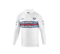 sparco Maglietta Lunga Collo Alto Long Sleeve Mr Taglia M Bianco Maniche Lunghe, M Unisex-Adulto
