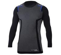 sparco Maglietta Manica Lunga K-Carbon Blu T Unisex Adulto 42/50 EU, Multicolore, 42/50 EU