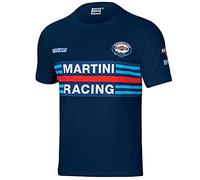 sparco Maglietta Martini-R Taglia XL Blu Marino, Blu, 42/50 EU