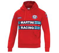 Sparco 01279MRRS Felpa Lavoro Cappuccio Hoodie Martini Racing Rosso