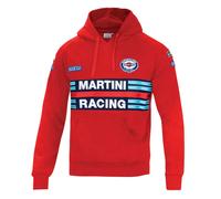 Sparco Martini Racing Hoodie Felpa con cappuccio, rosso