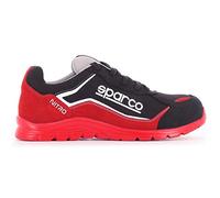 Sparco - Nitro Marcus ESD S3L SR FO - Scarpe Antinfortunistiche Running Unisex - Calzature da Lavoro Idrorepellenti - Puntale Composito - Suola Antiscivolo - Traspiranti - EU 48