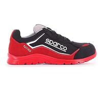 Sparco Scarpe Antinfortunistici Da Lavoro, Multicolore (Rosso / Nero), 47 EU, 1 Pezzo