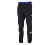 Sparco Pantaloni Kansas Tech Light – leggeri in nylon stretch, slim fit, multitasche – Azzurro M