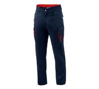Sparco Pantaloni da Lavoro Vermont da Uomo Stretch Elasticizzati in Cotone-Poliestere (190 gr/m²). Pantalone Tecnico Multitasche con Tripla Cucitura e Tasche Ginocchiere.