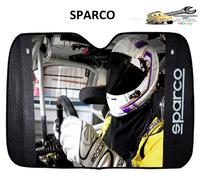 Sparco Parasole con Ventose Incluse 140x70cm in Alluminio con finitura Opaca