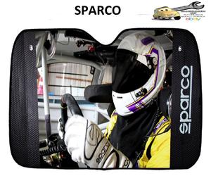Sparco Parasole con Ventose Incluse 140x70cm in Alluminio con finitura Opaca