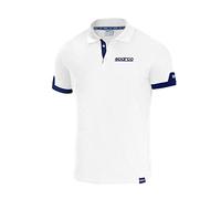 sparco Polo Giacca, Bianco, Standard Unisex Adulto