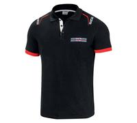 Sparco Martini Racing, Polo Unisex Adulto, Nero, XL