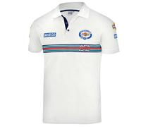 Sparco 01275mrbm4xl, Martini Racing Polo Blu Standard Unisex Adulto, Multicolore, XL